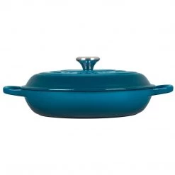 Le Creuset 3.5-Quart Signature Braiser - Deep Teal COOKWARE