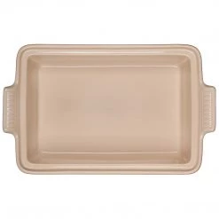 BAKEWARE Le Creuset 4 Qt. Heritage Covered Rectangular Casserole - Flame