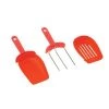 COOKWARE Kuhn Rikon Meat Fork And Scoop, Red, Set Of 2