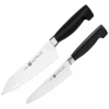 CUTLERY Zwilling J.A. Henckels Four Star 2-Piece Rock & Chop Knife Set