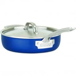 Viking 2-Ply 11pc Cookware Set, Stainless Steel Lids, Classic Blue