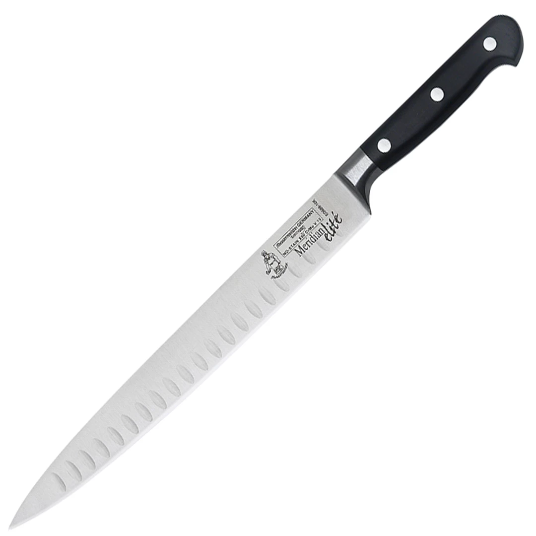 Messermeister Meridian Elité 10-Inch Kullenschliff Slicer CUTLERY 3 Messermeister Meridian Elité 10-Inch Kullenschliff Slicer CUTLERY