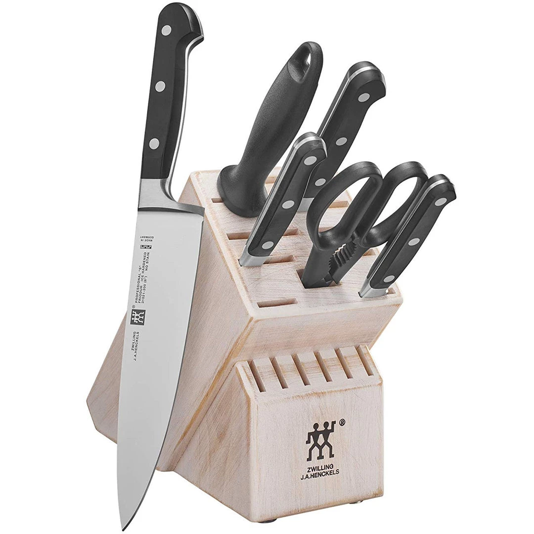 Zwilling J.A. Henckels Zwilling J.A Henckels Professional S 7-Piece Knife Block Set - Rustic White 3 Zwilling J.A. Henckels Zwilling J.A Henckels Professional S 7-Piece Knife Block Set - Rustic White
