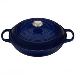 Le Creuset Signature 2.25-Quart Braiser With Stainless Steel Knob - Indigo