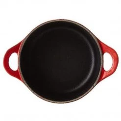 Le Creuset Cast Iron 0.3-Quart Mini Cocotte - Cerise COOKWARE