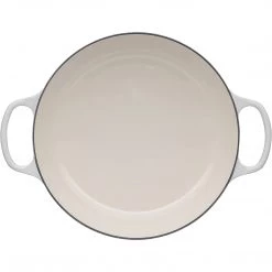 Le Creuset 3.5-Quart Signature Braiser - Meringue COOKWARE