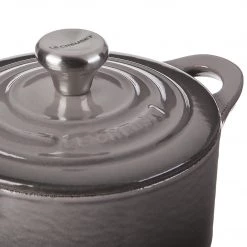 Le Creuset Cast Iron 0.3-Quart Mini Cocotte - Oyster 9 Le Creuset Cast Iron 0.3-Quart Mini Cocotte - Oyster