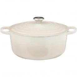 COOKWARE Le Creuset Round 9-Quart Dutch Oven - Meringue