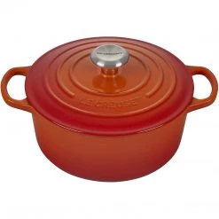 Le Creuset 10 Piece Signature Cast Iron Cookware Set - Flame LeCreuset