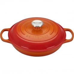 Le Creuset 10 Piece Signature Cast Iron Cookware Set - Flame LeCreuset