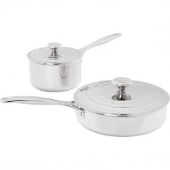 Le Creuset Stainless Steel 7-Piece Cookware Set