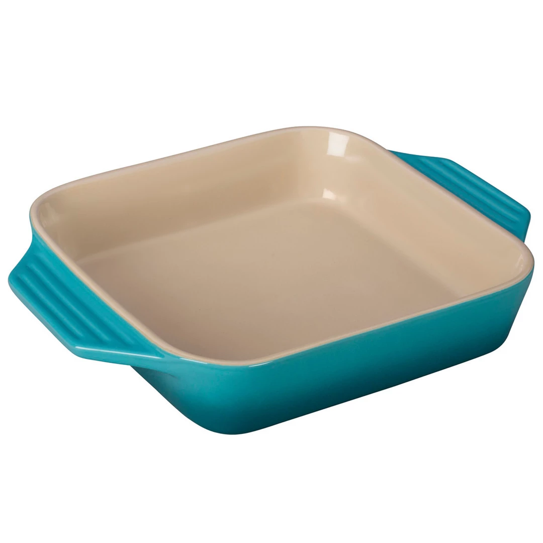 COOKWARE Le Creuset Square 9.5'' Dish - Caribbean 3 COOKWARE Le Creuset Square 9.5'' Dish - Caribbean