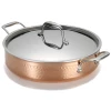 Lagostina Martellata Hammered Copper 5-Quart Covered Casserole COOKWARE