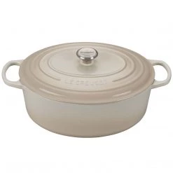 COOKWARE Le Creuset Oval 9.5-Quart Dutch Oven - Meringue