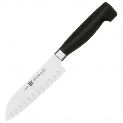 CUTLERY Zwilling J.A. Henckels Four Star 5'' Hollow Edge Santoku Knife