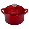 Le Creuset Cast Iron 0.3-Quart Mini Cocotte - Cerise COOKWARE