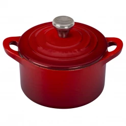 Le Creuset Cast Iron 0.3-Quart Mini Cocotte - Cerise COOKWARE