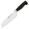 Zwilling J.A. Henckels Four Star 7'' Hollow Edge Santoku Knife