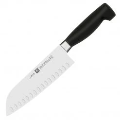 Zwilling J.A. Henckels Four Star 7'' Hollow Edge Santoku Knife