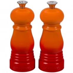 Le Creuset Petite 5'' X 2'' Salt And Pepper Mill Set - Flame COOKS TOOLS