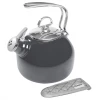 Chantal 1.8-Quart Classic Enamel-On-Steel Teakettle - Onyx COOKWARE