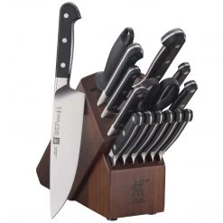 Zwilling J.A. Henckels Pro 16-Piece Knife Block Set - Acacia