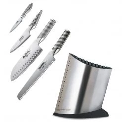Global Classic 5-Piece Knife Block Set CUTLERY