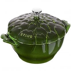 Staub Cast Iron 3-Quart Artichoke Cocotte - Basil