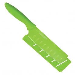 CUTLERY Kai Pure Komachi 2 5.4'' Hollow-Ground Nakiri & Sheath - Green