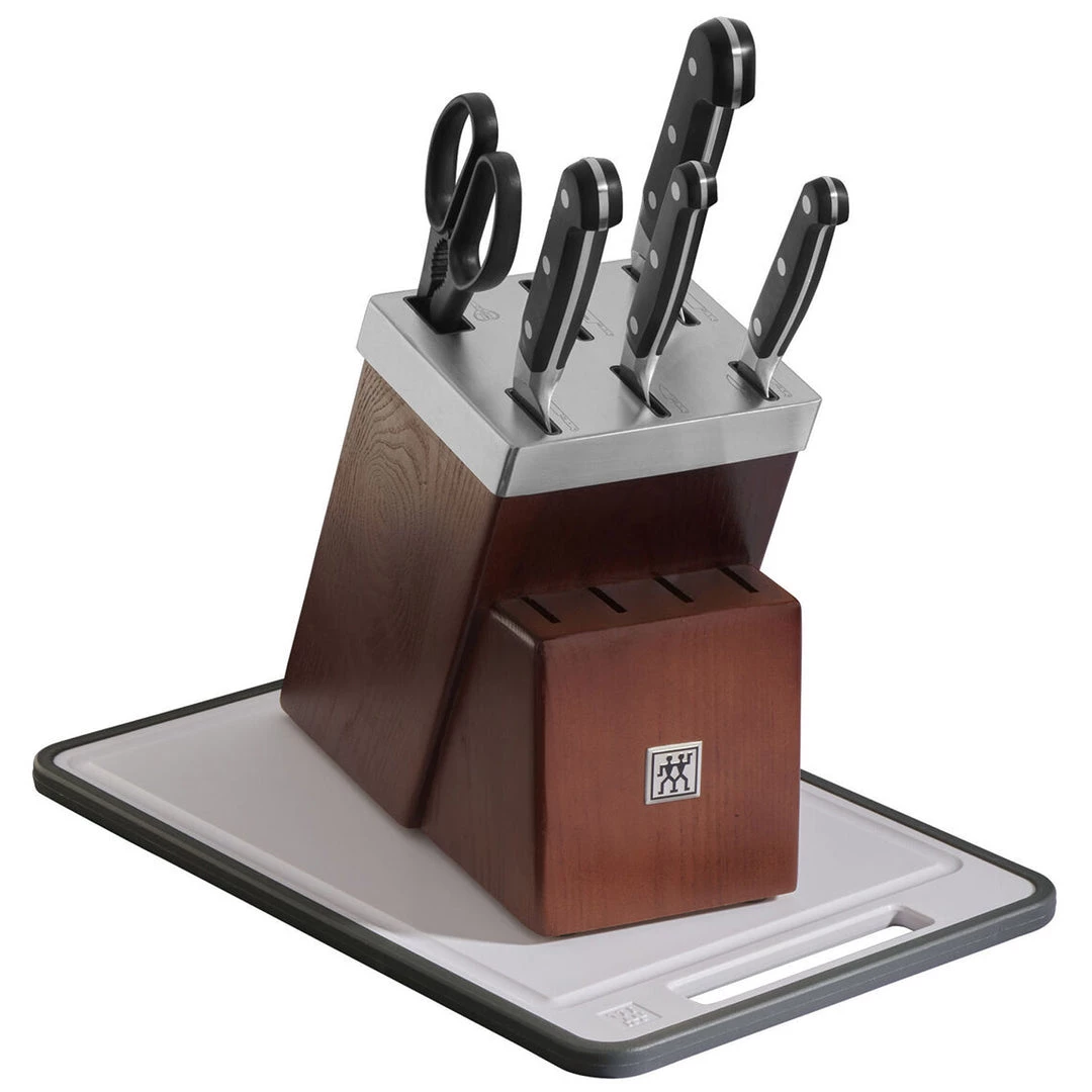 CUTLERY Zwilling J.A. Henckels Pro 7-Piece Self-Sharpening Knife Block Set 3 CUTLERY Zwilling J.A. Henckels Pro 7-Piece Self-Sharpening Knife Block Set