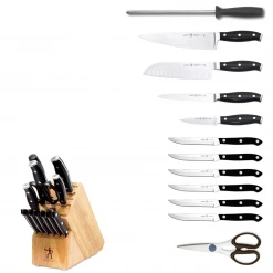 CUTLERY J.A. Henckels International Forged Premio 13-Piece Knife Block Set