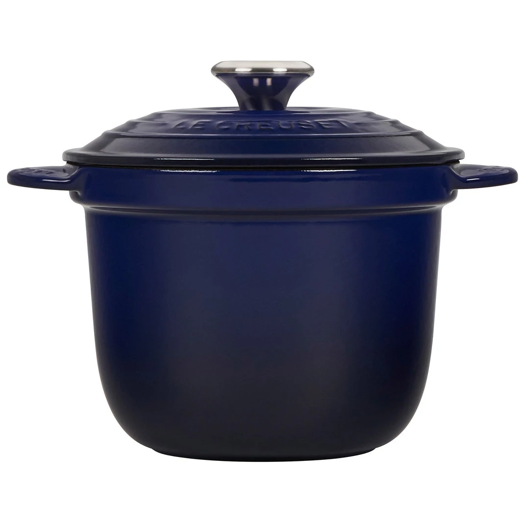 Le Creuset Cast Iron 2.25-Quart Rice Pot - Indigo 5 Le Creuset Cast Iron 2.25-Quart Rice Pot - Indigo