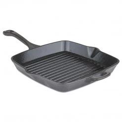 COOKWARE Viking Enamel Cast Iron 11'' Square Grill Pan