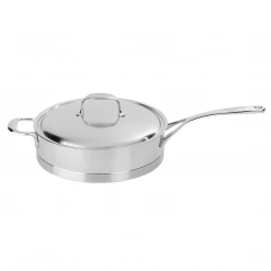 Demeyere Atlantis 5.1-Quart Stainless Steel Saute Pan With Helper Handle