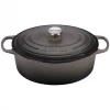 COOKWARE Le Creuset Oval 6.75-Quart Dutch Oven - Oyster