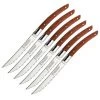 CUTLERY Trudeau Set Of 6 Laguiole Steak Knives - Rosewood