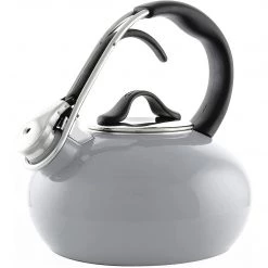 Chantal 1.8 Qt Enamel On Steel Classic Teakettle - Fog Grey COFFEE & TEA