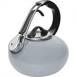 Chantal 1.8 Qt Enamel On Steel Classic Teakettle - Fog Grey COFFEE & TEA