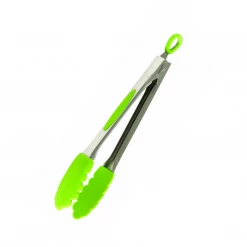 COOKWARE Mastrad 12'' Stainless And Silicone Tongs - Green