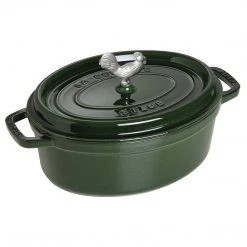Staub Coq Au Vin Cocotte, Basil, 4.25 Qt. - Basil