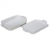 Le Creuset Rectangular 2.75-Quart Dish With Platter Lid - White COOKWARE 1 Le Creuset Rectangular 2.75-Quart Dish With Platter Lid - White COOKWARE