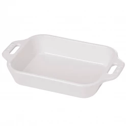 Staub Ceramic 10.5'' X 7.5'' Rectangular Baking Dish - White