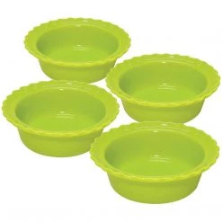 BAKEWARE Chantal 5" Individual Pie Dish (Set Of 4) Color: Green