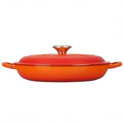 Le Creuset 1.5 Qt. Signature Braiser - Flame