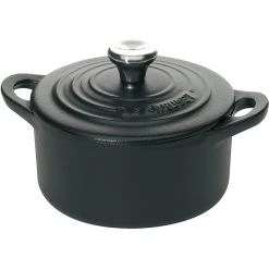 Le Creuset 1/3 Qt. 1/3 Qt. Mini Cocotte With Stainless Steel Knob - Licorice