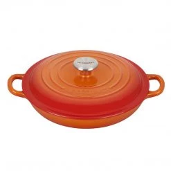 Le Creuset 1.5 Qt. Signature Braiser - Flame