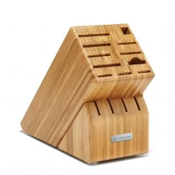 CUTLERY Wusthof Block Knife Storage, 15-Slot, Bamboo