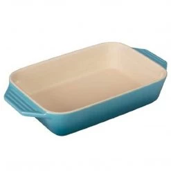 Le Creuset 1.8 Qt. 1.8 Qt. [10.5" X 7"] Rectangular Dish - Caribbean COOKWARE
