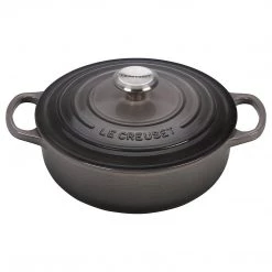 COOKWARE Le Creuset 3.5 Qt. Signature Sauteuse - Oyster