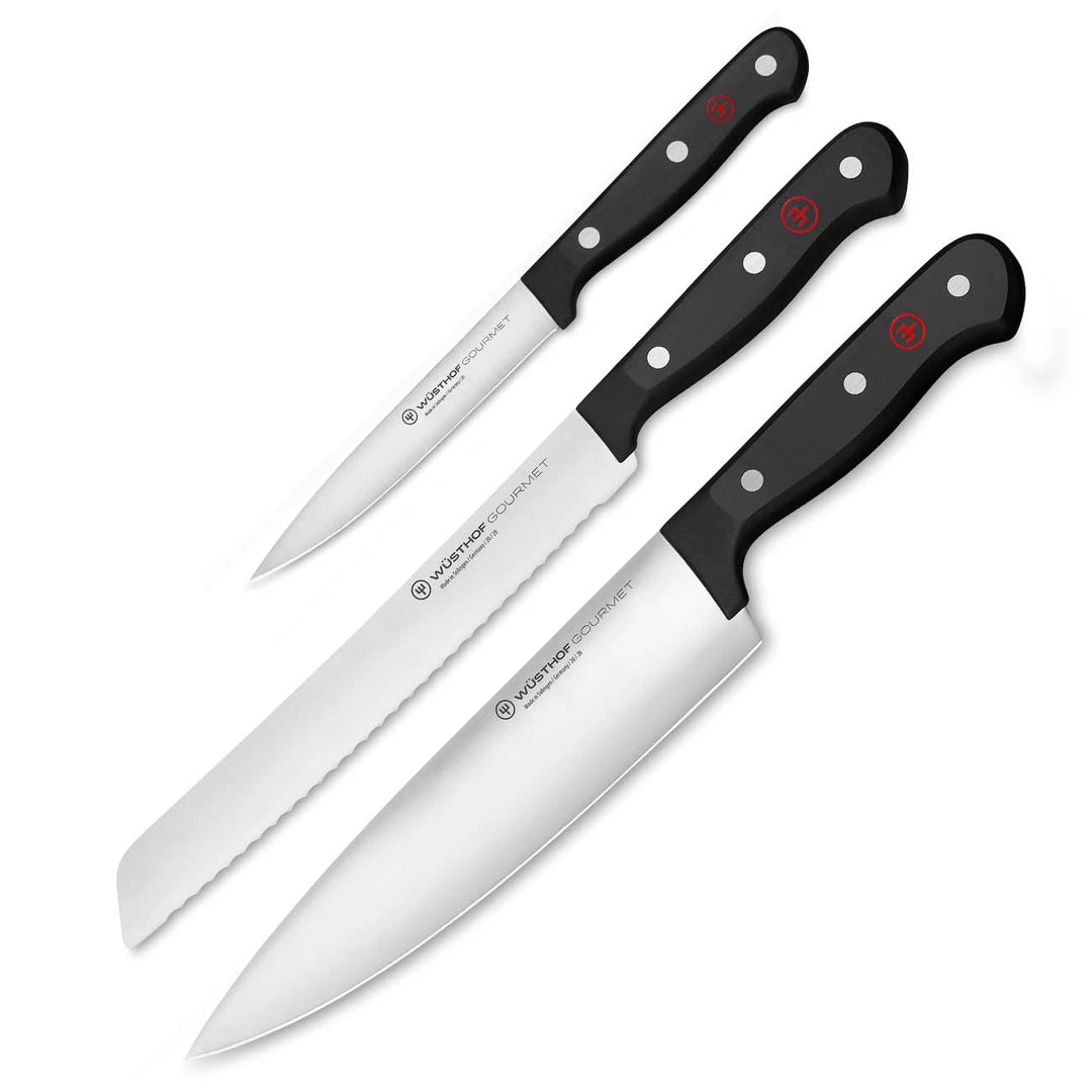 Wusthof Gourmet 3-Piece Starter Set CUTLERY 3 Wusthof Gourmet 3-Piece Starter Set CUTLERY